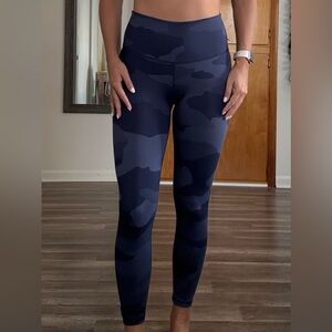 Aerie Navy Camouflage Leggings